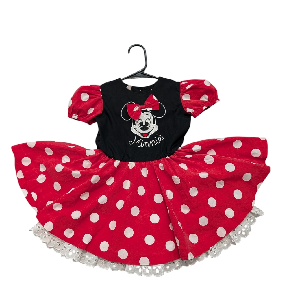 Disney Red & White Minnie Mouse Polka Dot Dress Costume